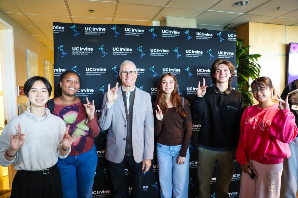 DWTD dean and students